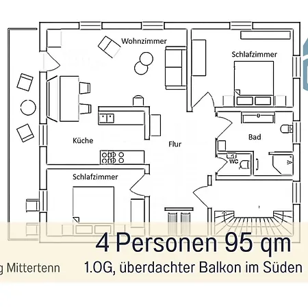 Appartement Historischer Albererhof Übersee