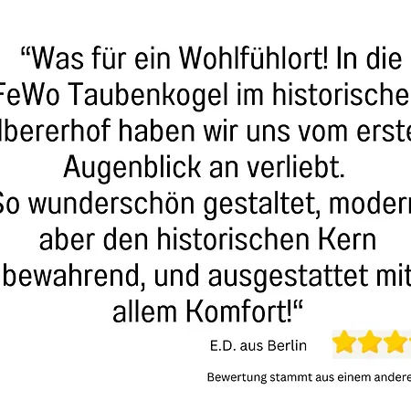 Historischer Albererhof Apartment *